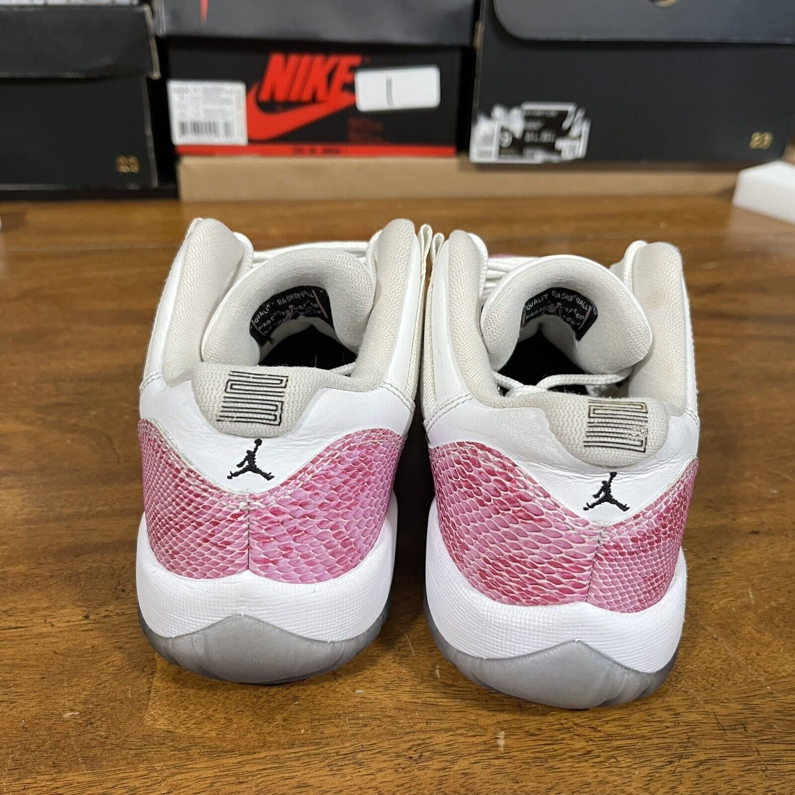 Jordan Brand Size 4.5Y = 6 Women’s - Jordan 11 Snakeskin Pink 2013 ICY❄️ Size US 6 / IT 36 - 5 Thumbnail