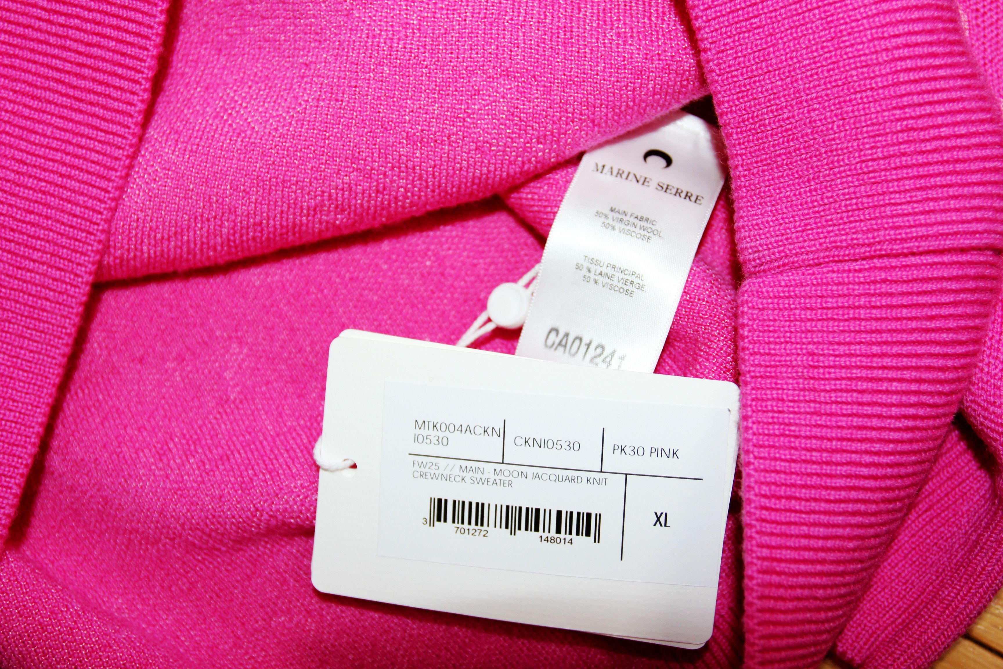 Marine Serre BNWT AW25 MARINE SERRE MOON JACQUARD KNIT SWEATER XL Size US XL / EU 56 / 4 - 8 Thumbnail