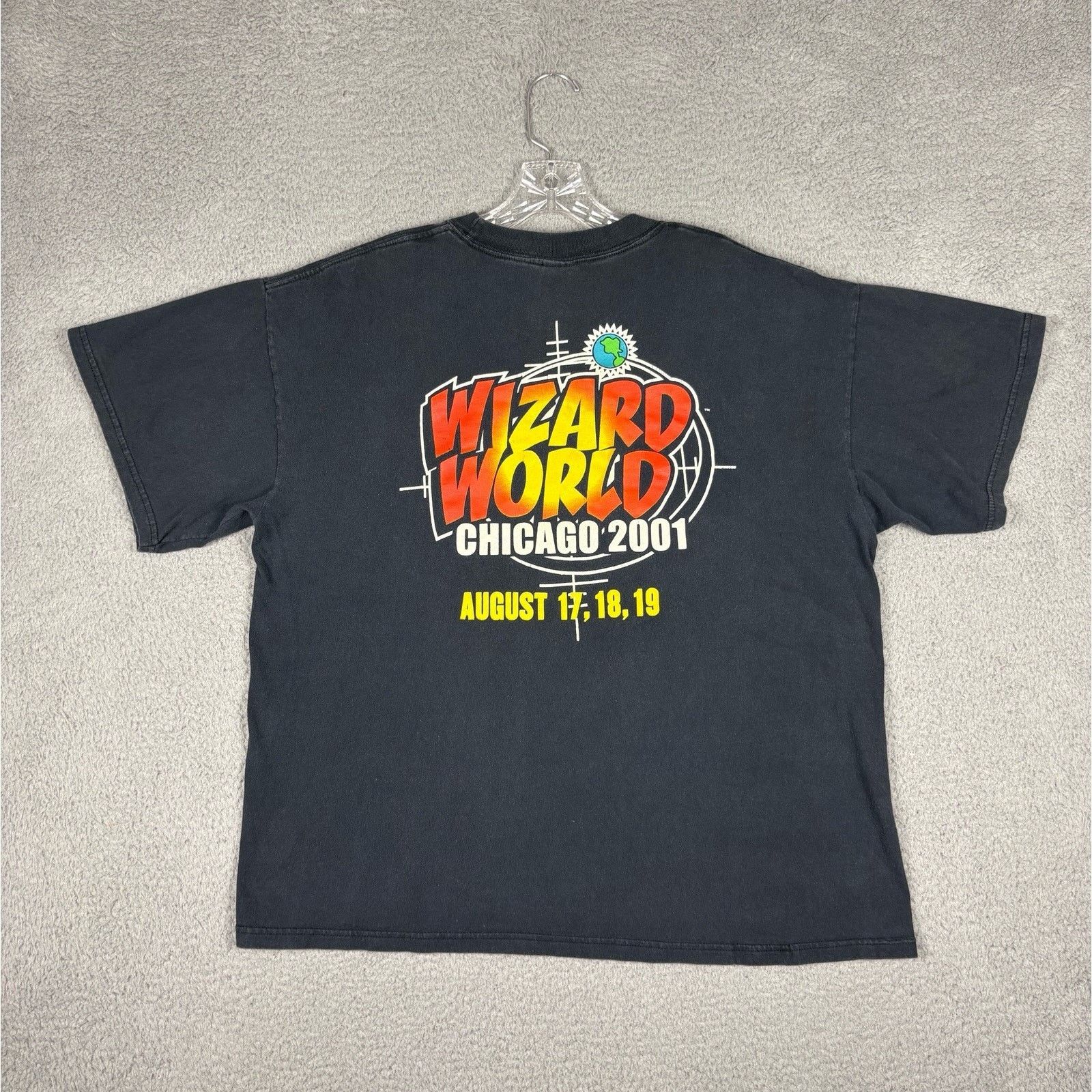 Gildan Vtg Y2K PUNISHER T-shirt Men’s XL Black 2001 Wizard World Size US XL / EU 56 / 4 - 9 Thumbnail
