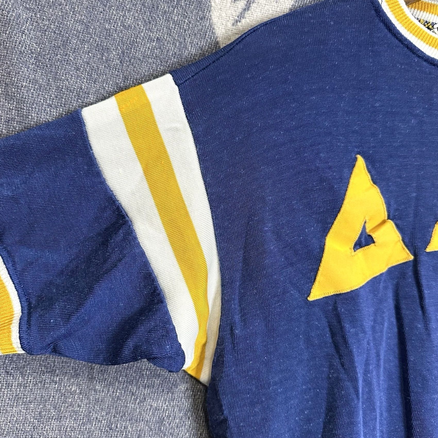 Russell Athletic VINTAGE Russell Athletic Durene Jersey Shirt Unisex 1960s Blue M Short Sleeve Ringer Sportswear/Beach Made In USA Size US M / EU 48-50 / 2 - 3 Thumbnail