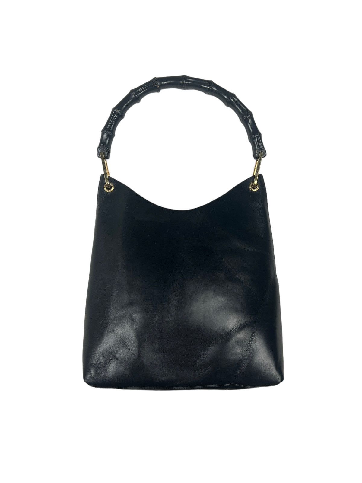 Gucci Vintage Gucci Bamboo Top Handle Leather Bag Size ONE SIZE - 5 Thumbnail