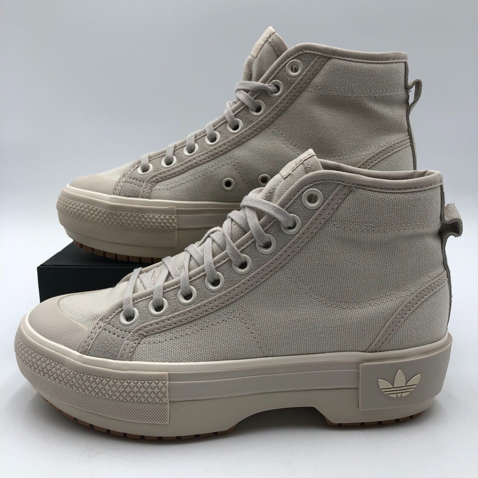 Adidas Adidas Nizza Trek Sneakers Women’s Size 7 Beige Canvas Size US 7 / IT 37 - 3 Thumbnail