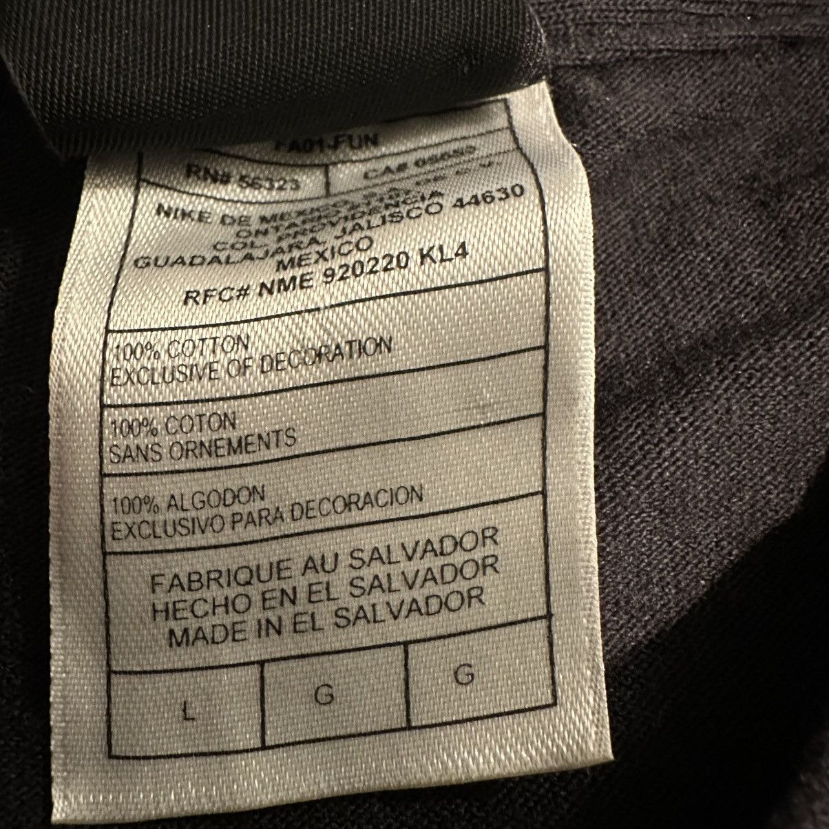 Jordan Brand × Nike Y2K Nike Jordan Spellout Tee Size US L / EU 52-54 / 3 - 4 Thumbnail