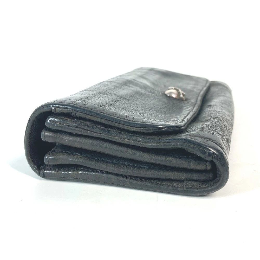 Chrome Hearts CHROME HEARTS Judy Long Wallet Black Leather Size ONE SIZE - 4 Thumbnail