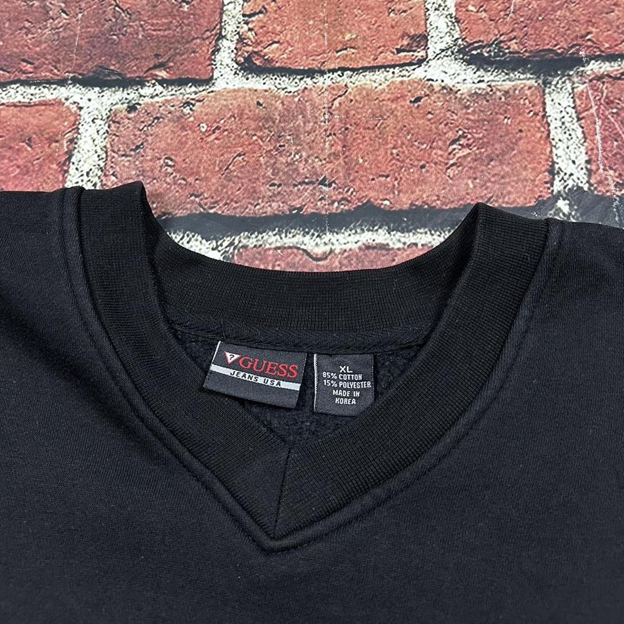 Guess Vintage Guess Jeans 2000 Sweatshirt Y2K Pullover V-Neck Size US XL / EU 56 / 4 - 6 Thumbnail