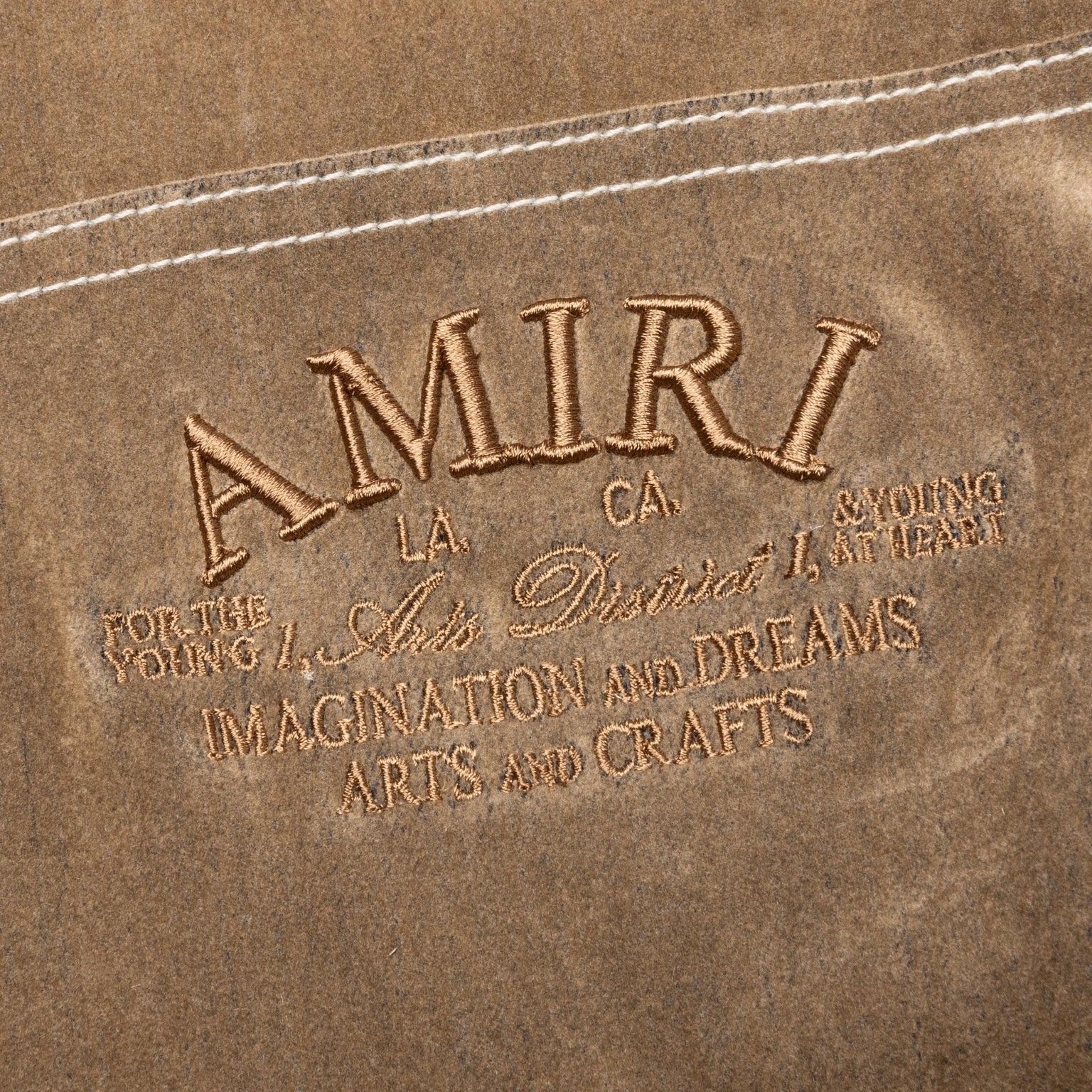 Amiri o1w1db10325 Flocked Carpenter Jeans in Brown Size US 30 / EU 46 - 3 Thumbnail