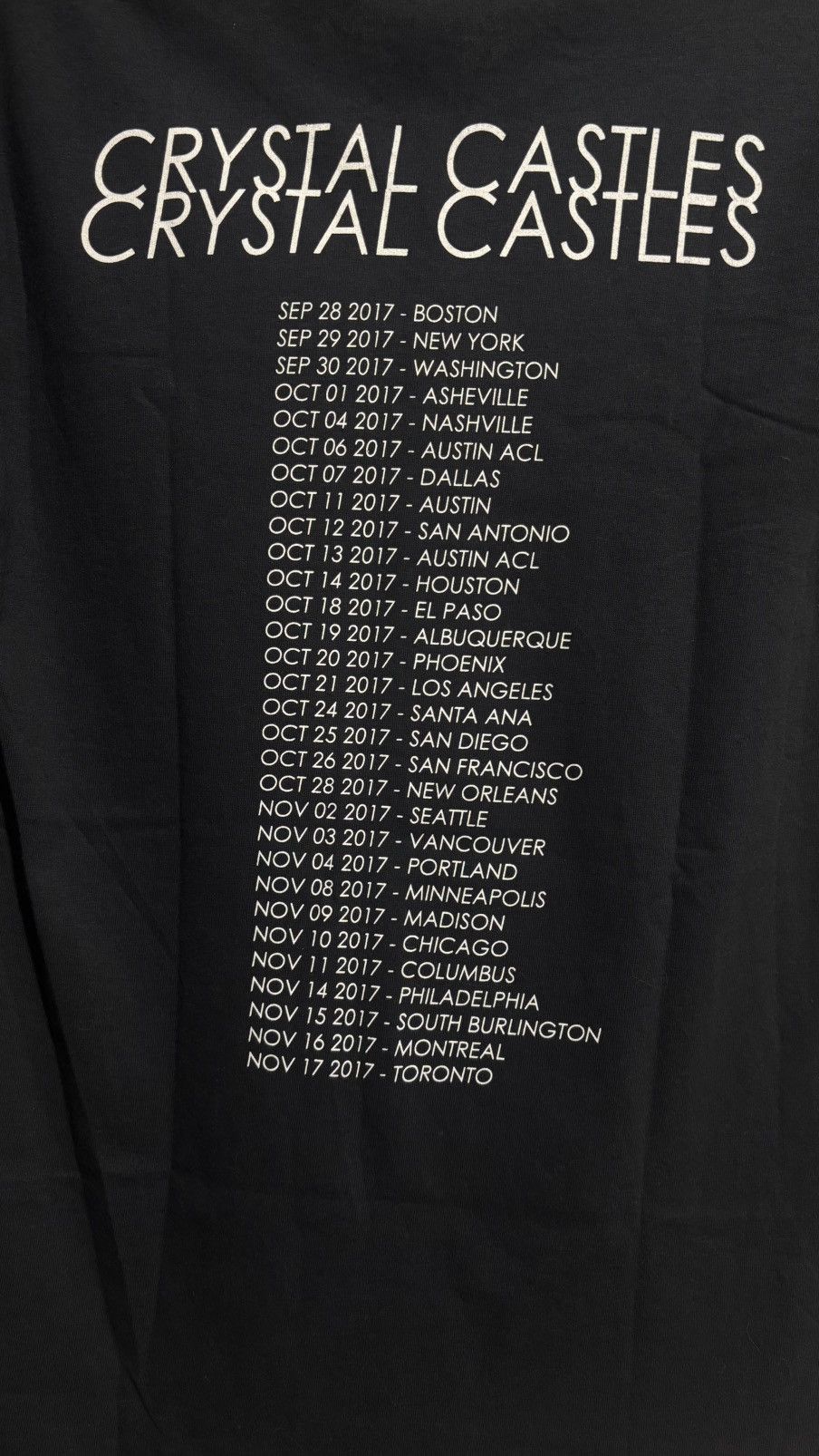 Band Tees Crystal Castles Edith Tee Size US S / EU 44-46 / 1 - 6 Thumbnail