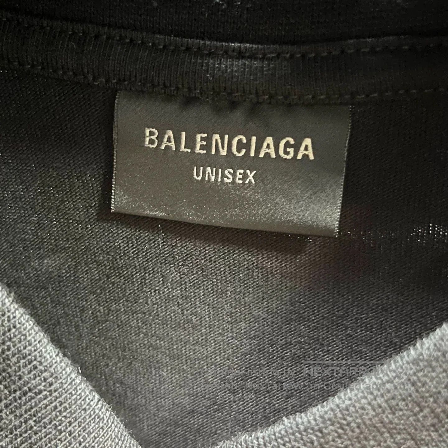 Balenciaga Balenciaga Black Letter Print Crewneck T. Size US M / EU 48-50 / 2 - 3 Thumbnail