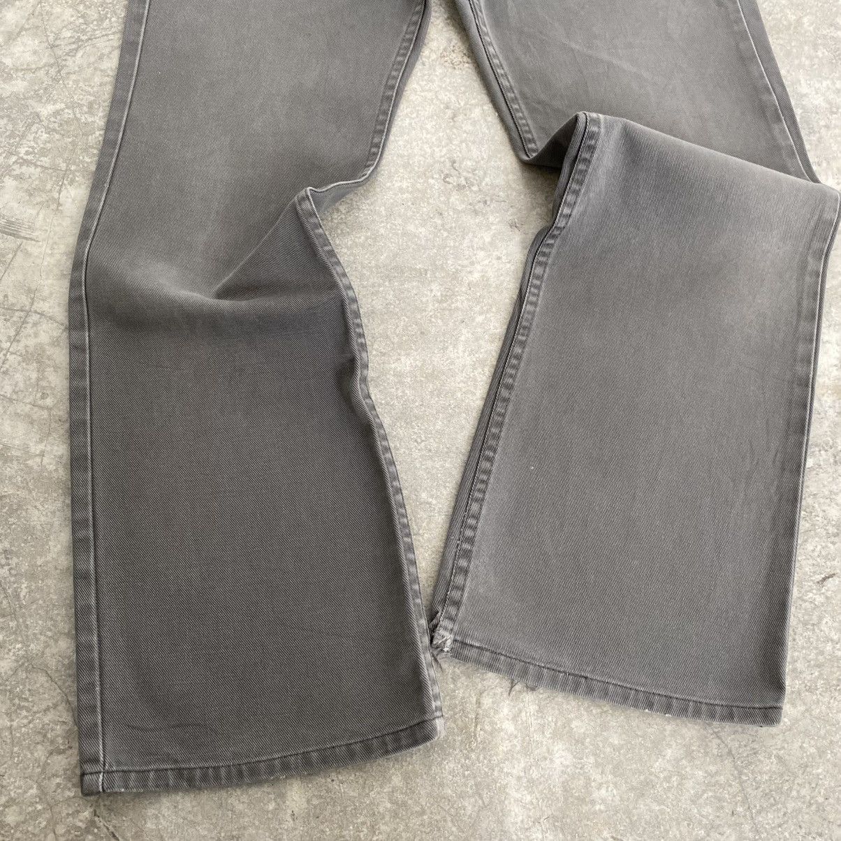 Levi's Size 33x30.5 Vintage 2001 Levis 517 Grey Flared Jeans Size US 33 - 5 Thumbnail