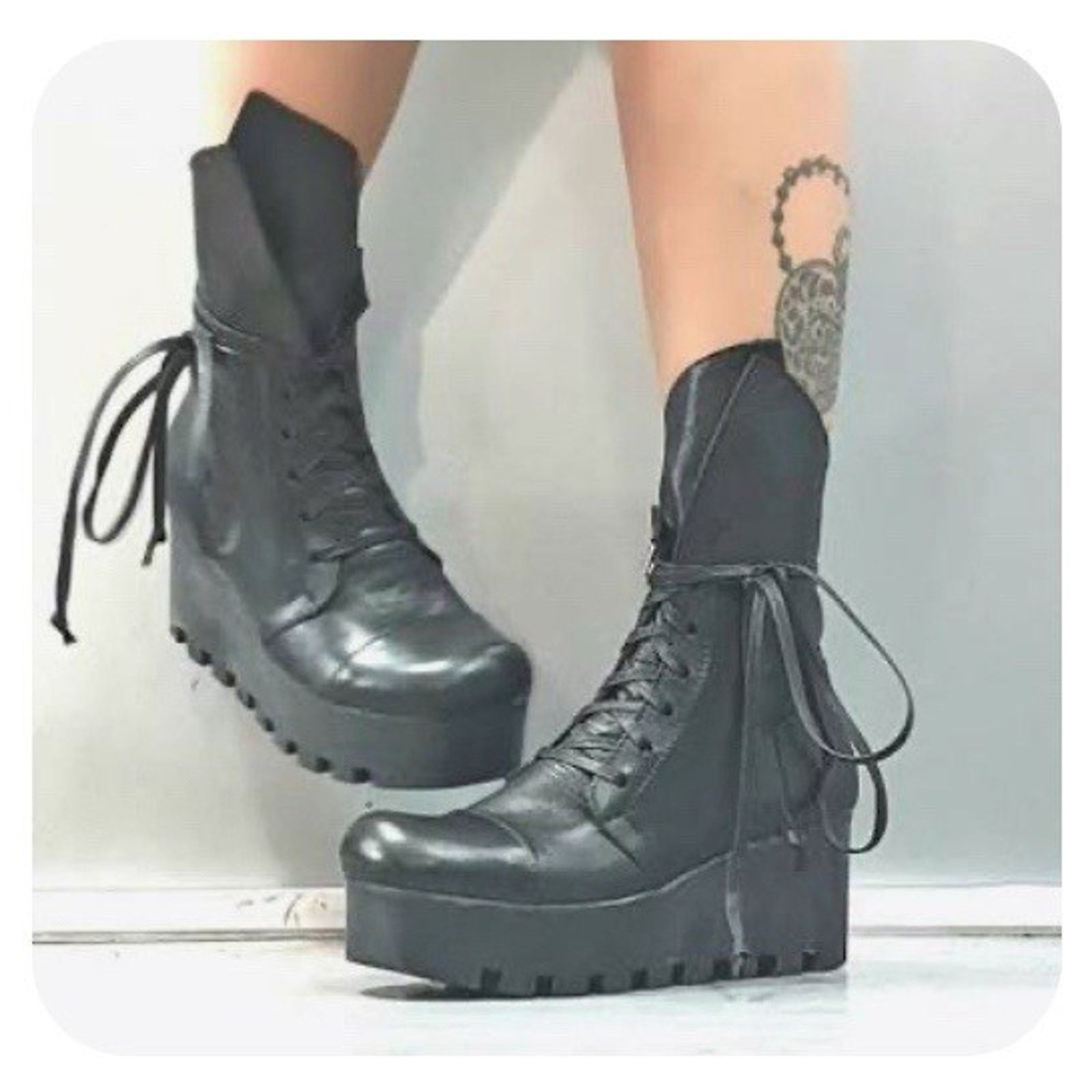 Other Adrenaline Leather Ankle Boots Size US 6 / IT 36 - 1 Thumbnail