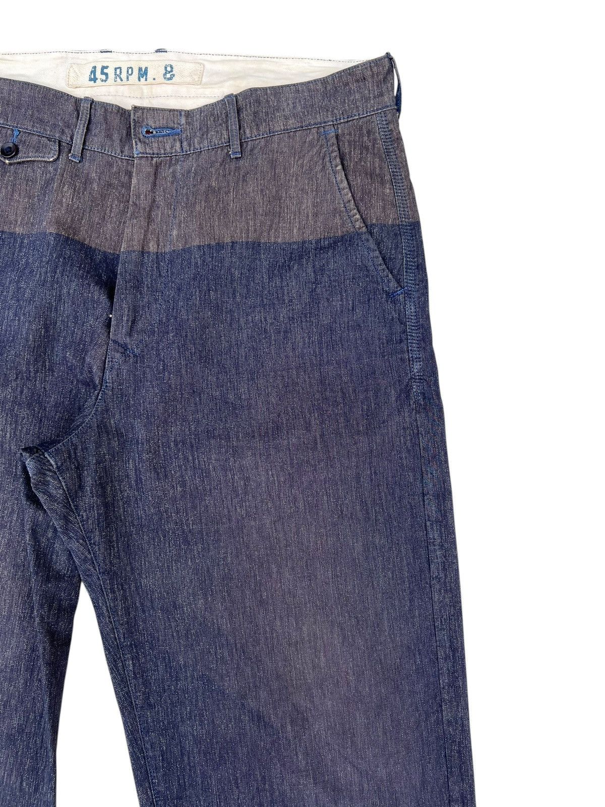 45rpm 45rpm Japan Fade Distressed Loose Trouser Chinos Pant Size US 35 - 11 Thumbnail