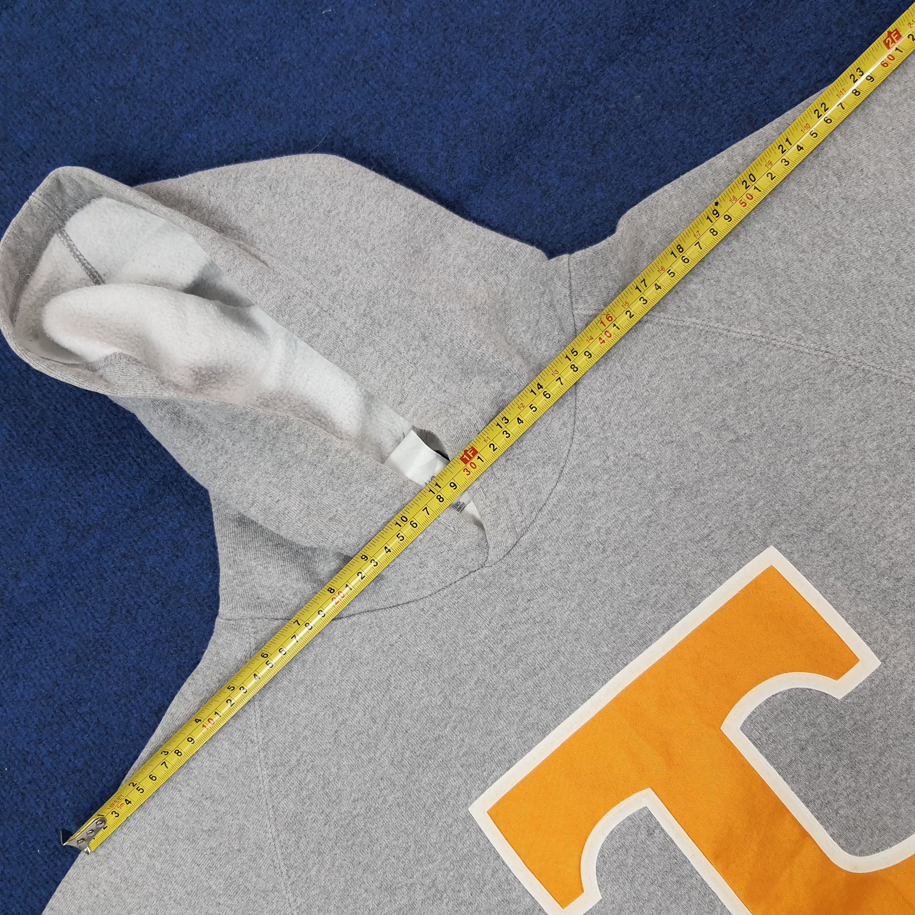 Adidas Vintage Adidas Tennessee Vols Gray Hooded Sweatshirt C256N8 Size US XL / EU 56 / 4 - 8 Thumbnail