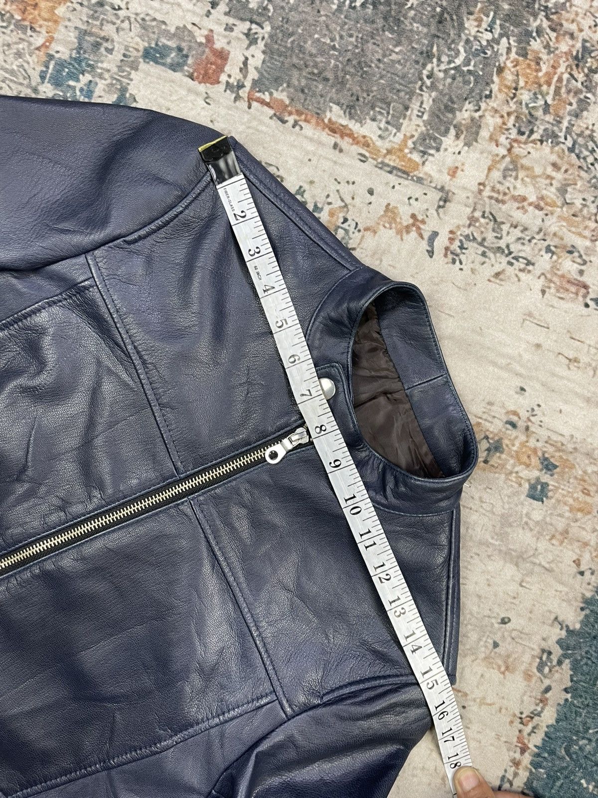 ABAHOUSE Abahouse Cafe Racer Goat Skin Leather Jacket Size US XS / EU 42 / 0 - 9 Thumbnail