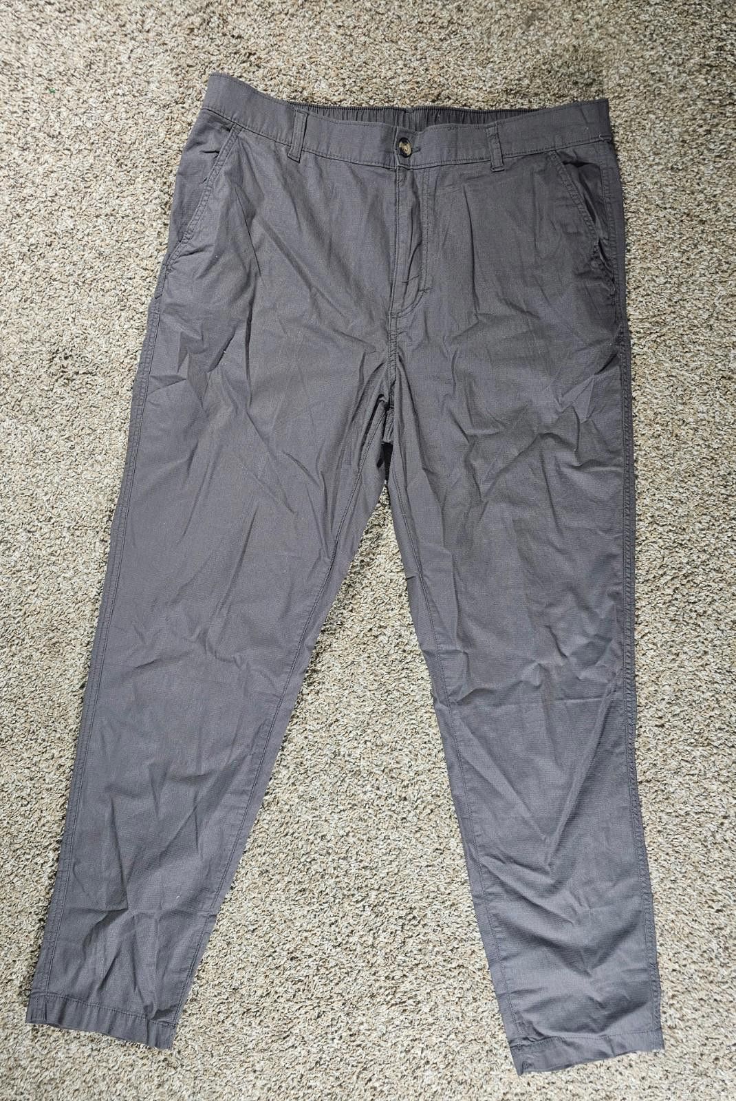 Eddie Bauer Eddie Bauer Ripstop Hiking Pants Men's 38x32 Gray Size US 38 / EU 54 - 1 Thumbnail