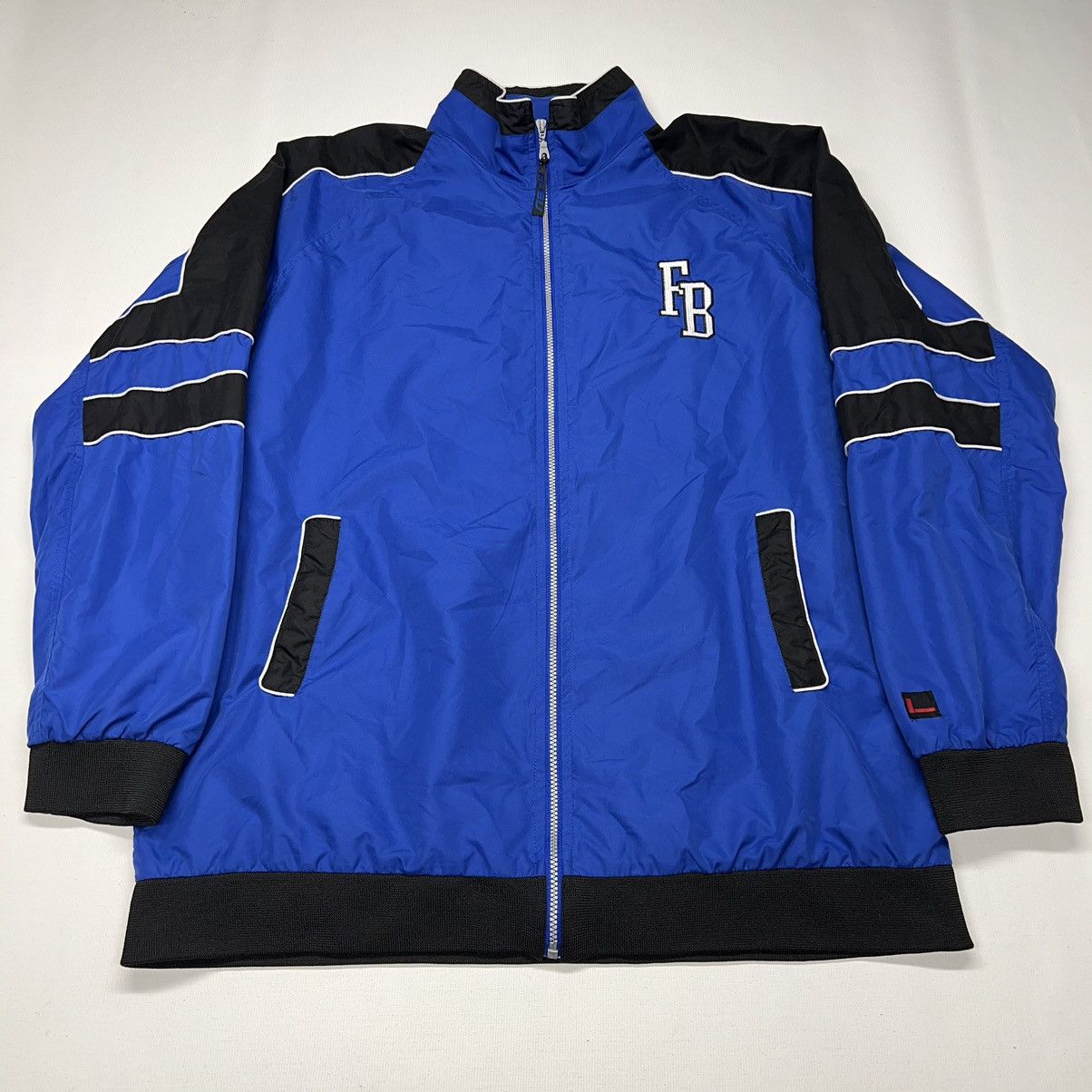Fubu × Vintage VTG Fubu Jacket Blue Sport Athletic Full Zip The Collection Size US XL / EU 56 / 4 - 1 Thumbnail