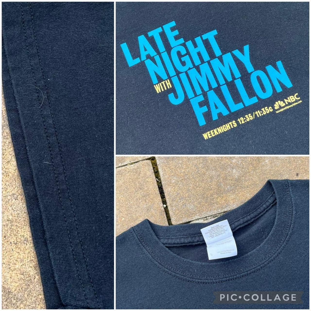 Gildan Gildan Late Nights with Jimmy Fallon NBC TV Show Tshirt Size US L / EU 52-54 / 3 - 3 Thumbnail