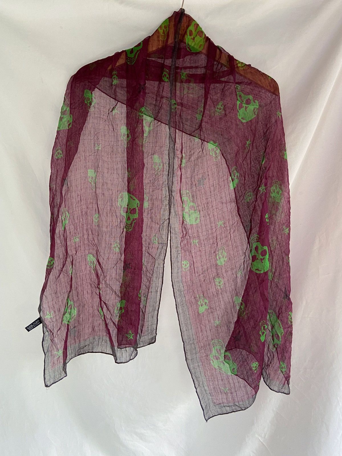 Japanese Brand UKNOWN BRAND SKULL SCARF Size ONE SIZE - 3 Thumbnail