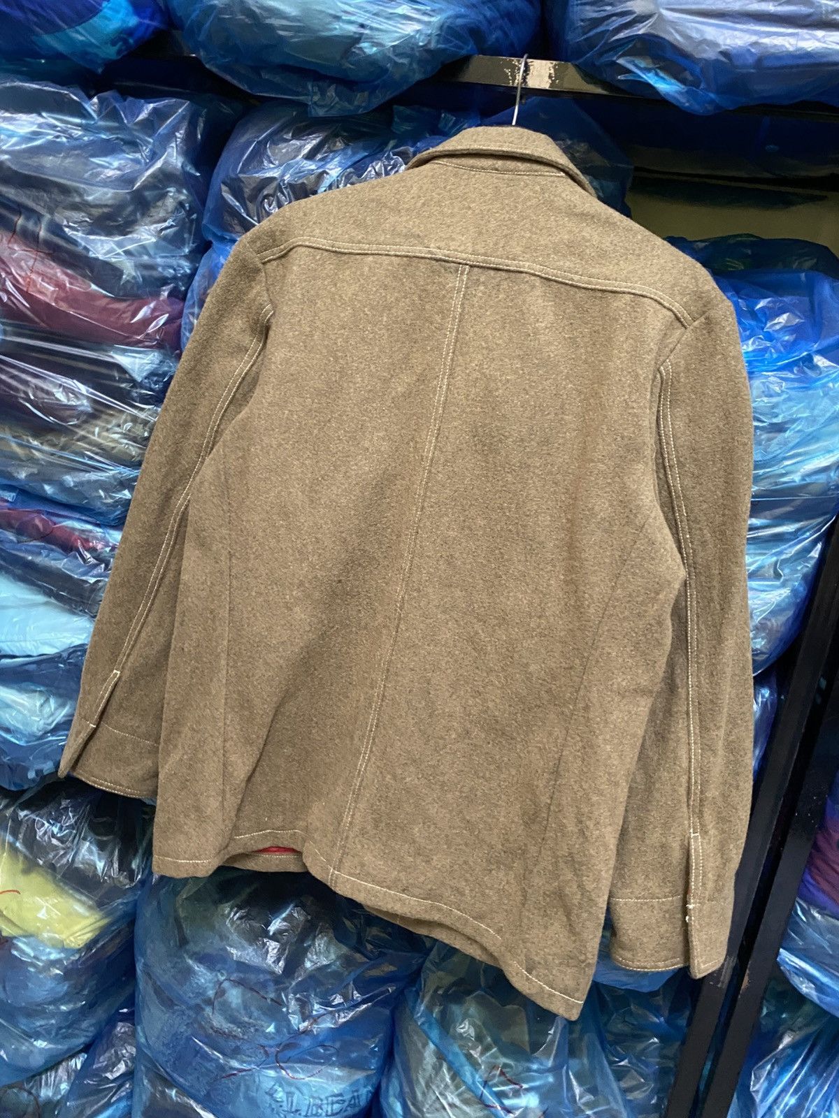 Vintage Japanese Wool Blend Field Jacket Brown Olive Workwear Style Size US M / EU 48-50 / 2 - 12 Thumbnail