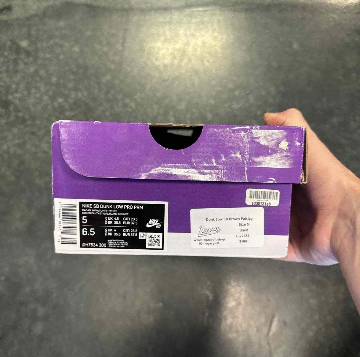 Nike SB Dunk Low SB Paisley Size US 5.5 / EU 38 - 7 Thumbnail