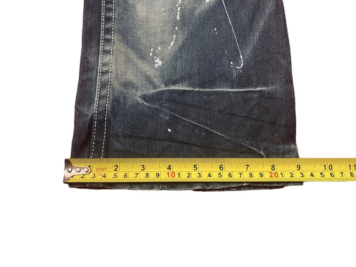 Japanese Brand Vintage Xfrm Flare Jeans Painting Streetwear Size US 29 - 9 Thumbnail