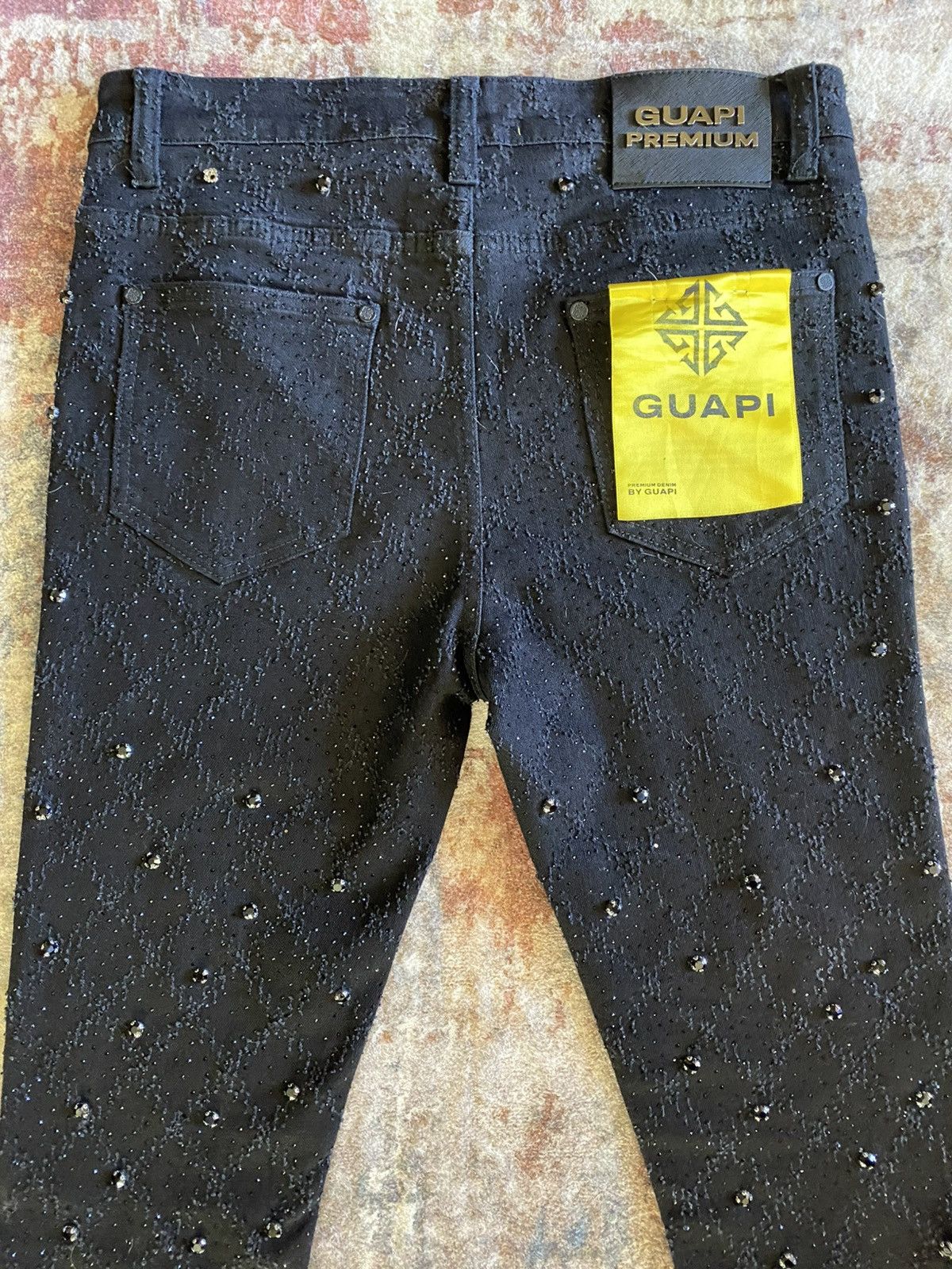 Other Guapi Denim Super Stacked Embellished Denim Size US 32 / EU 48 - 8 Thumbnail