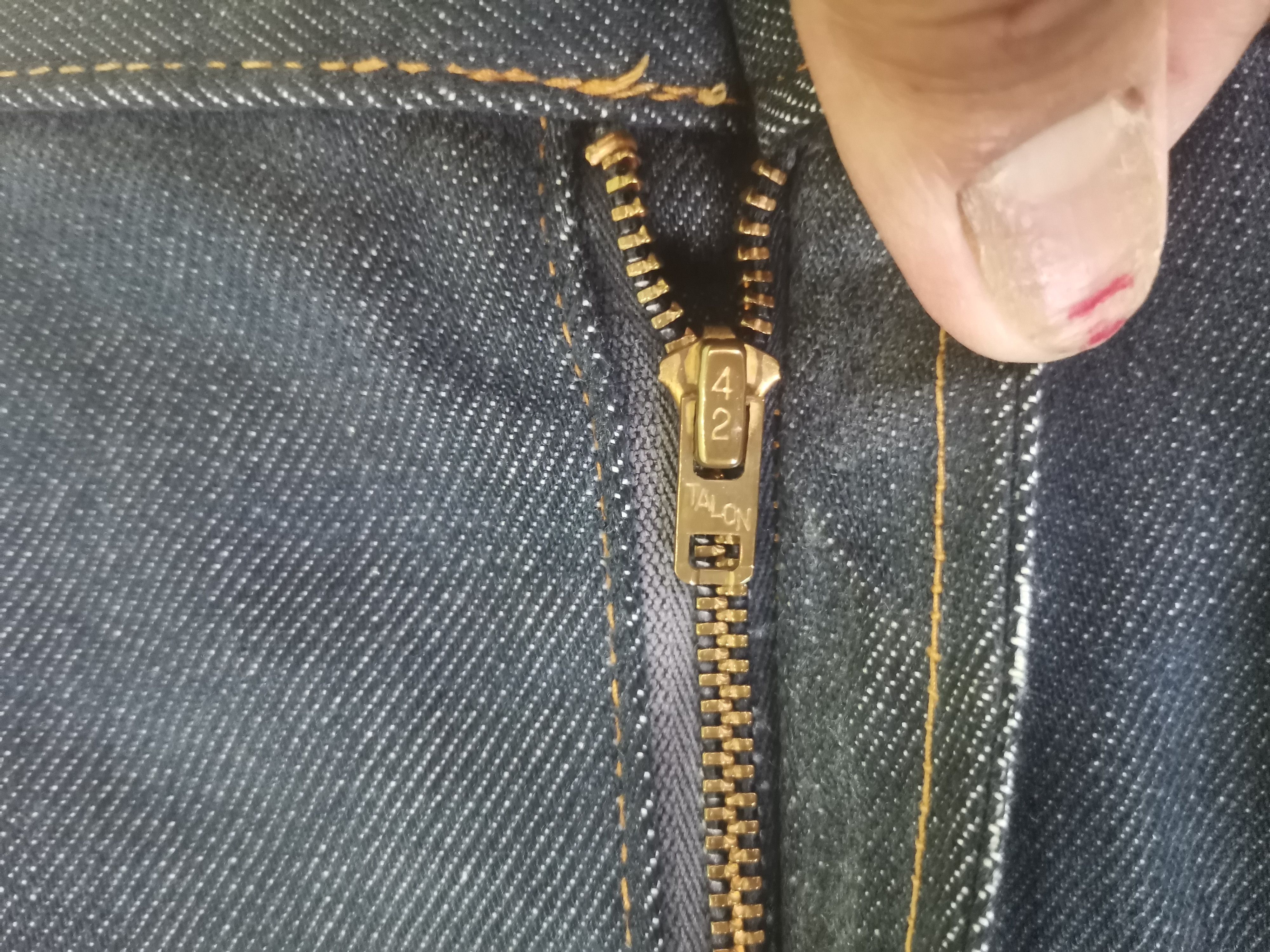 Lee × Vintage Rare vintage LEE denim made in USA 50 cotton 50 polyester Size US 35 - 6 Thumbnail