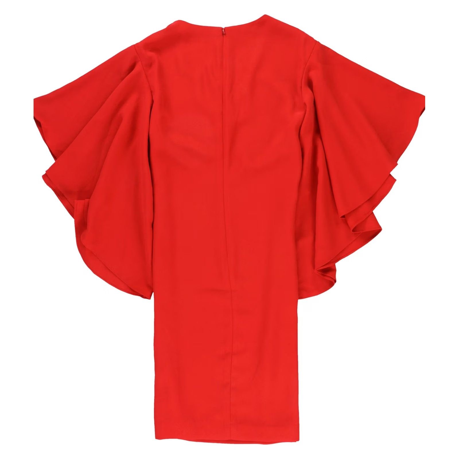 Ralph Lauren Ralph Lauren Womens Solid Midi Dress red Size 16 Size XXL / US 16-18 / IT 52-54 - 2 Thumbnail