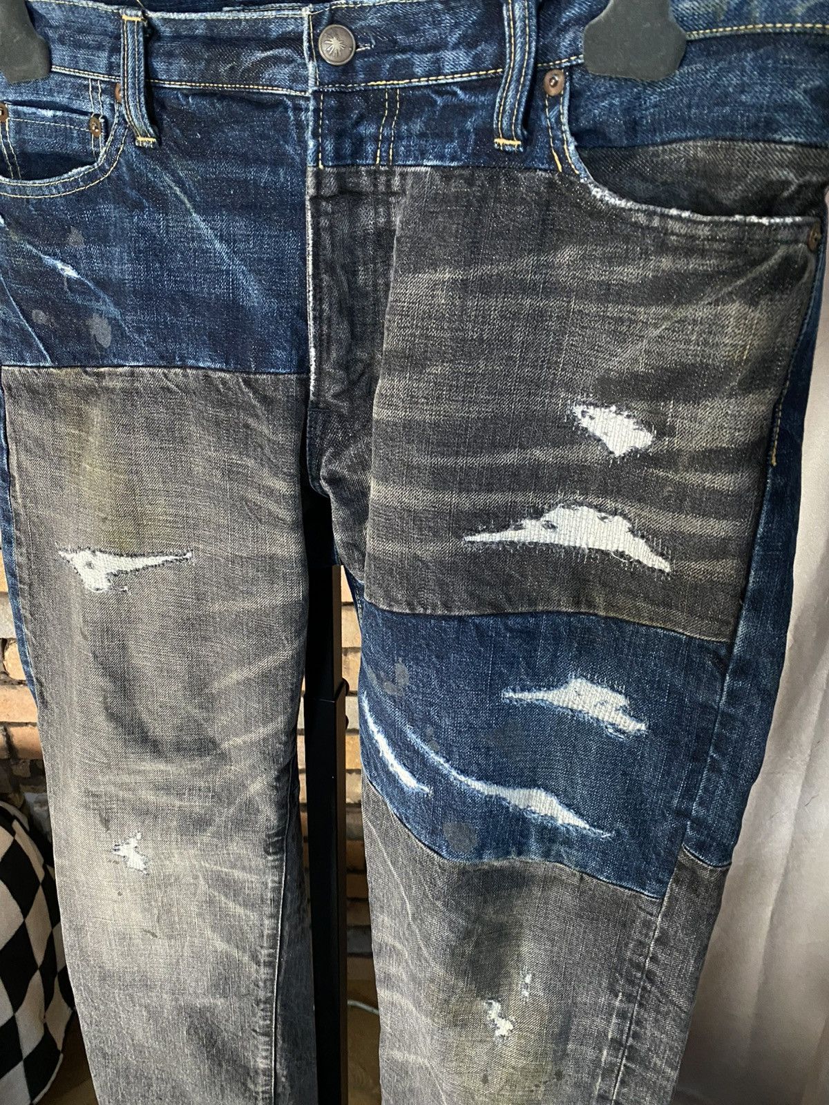 Maison MIHARA YASUHIRO $648 SELVEDGE DENIM RED LINE MIHARA YASUHIRO JEANS JAPANESE Size US 36 / EU 52 - 6 Thumbnail