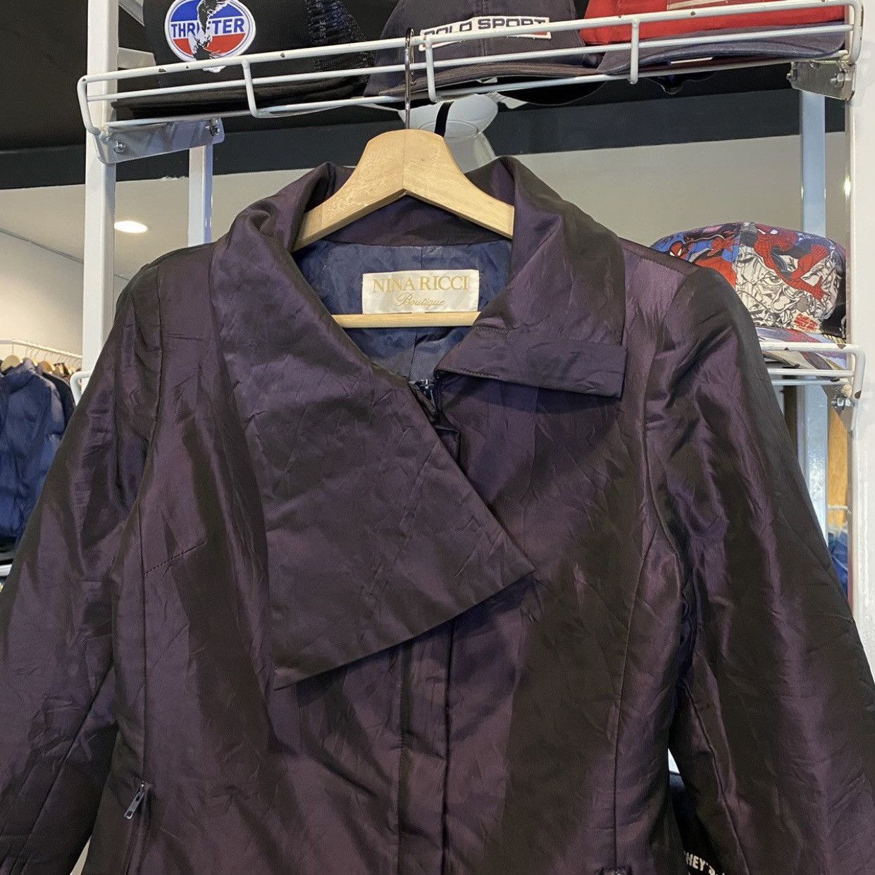 Nina Ricci Nina Ricci Boutique Avant-Garde Draped Collar Tech Jacket Size S / US 4 / IT 40 - 4 Thumbnail
