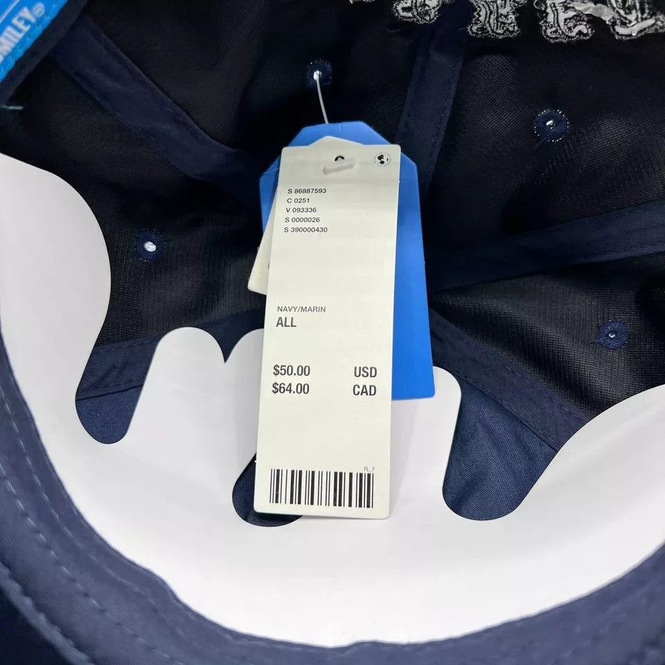 Market Market x Smiley Logo Hat Men Navy Blue Snap Back Cap New Size ONE SIZE - 8 Thumbnail