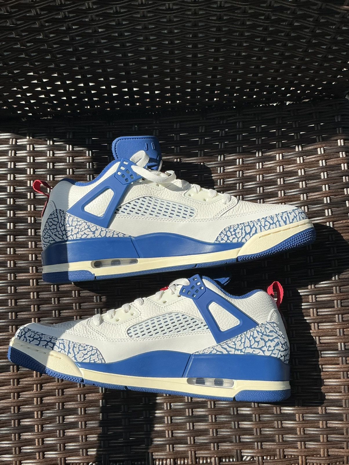 Jordan Brand Air Jordan Spizike Low Sail Storm Blue 12M Size US 12 / EU 45 - 7 Thumbnail