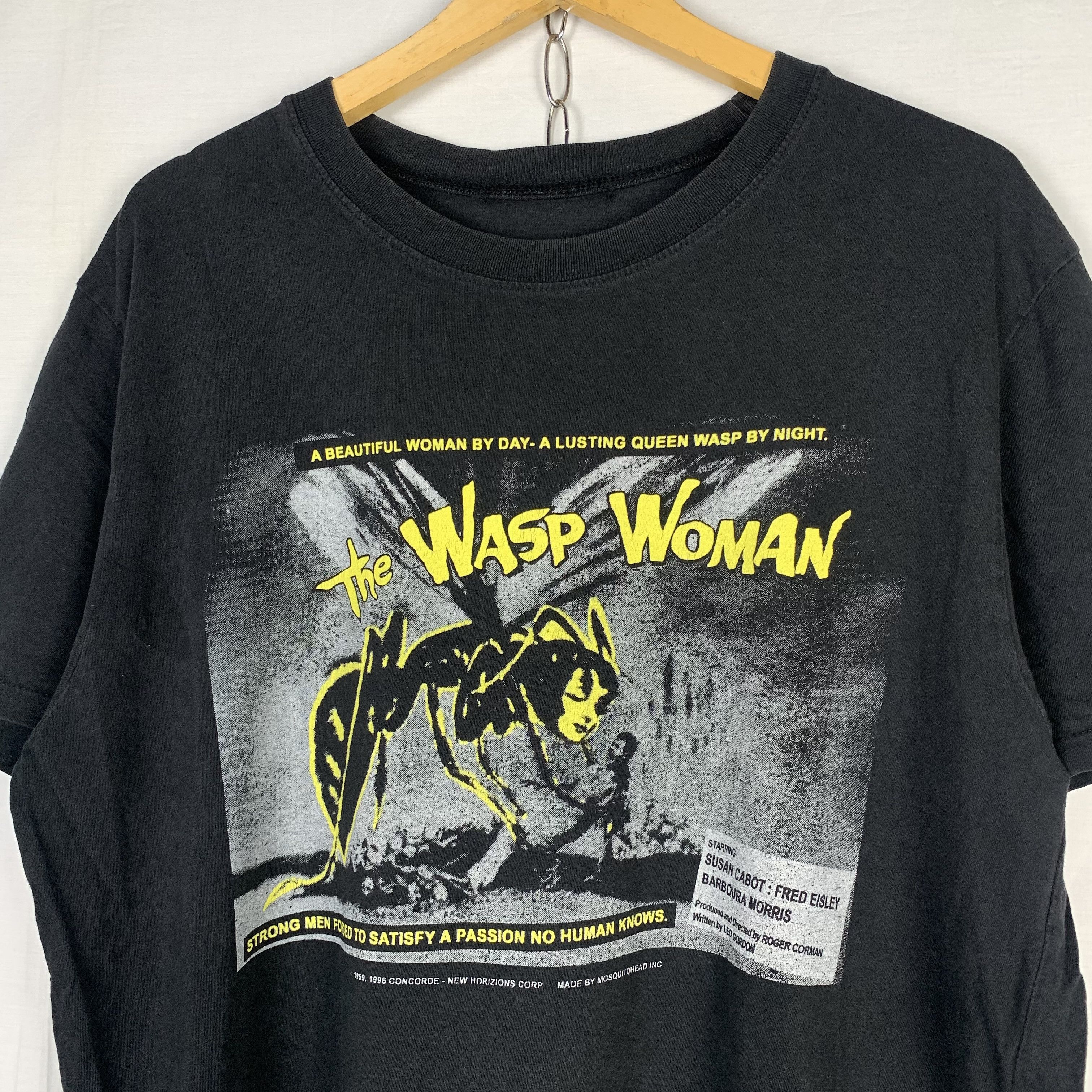 Vintage Vintage The Wasp Woman Movie Tshirt by Mosquito Head Size US L / EU 52-54 / 3 - 3 Thumbnail