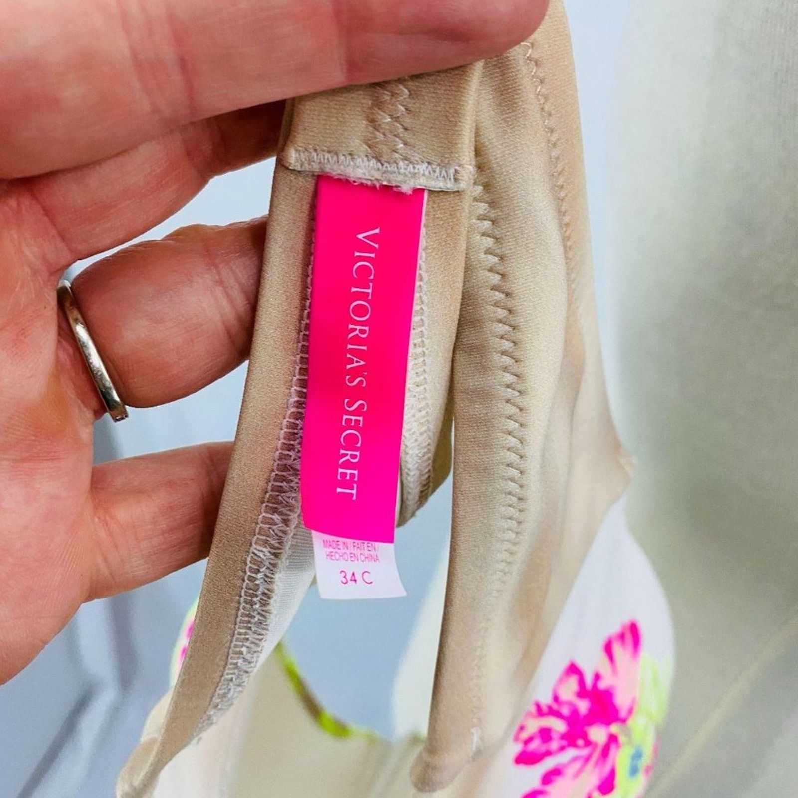 Victoria's Secret Victoria's Secret Strapless Bikini Bright Tropical Floral34C Size ONE SIZE - 6 Thumbnail