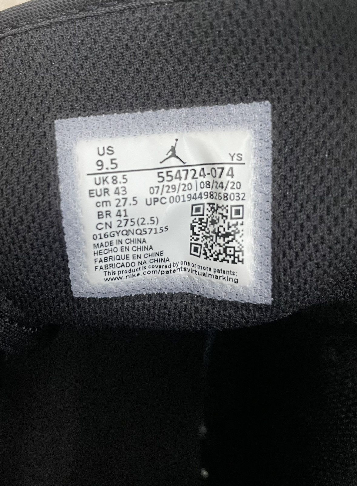 Jordan Brand Nike Air Jordan 1 Mid Banned (2020) Size US 9.5 / EU 42-43 - 9 Thumbnail