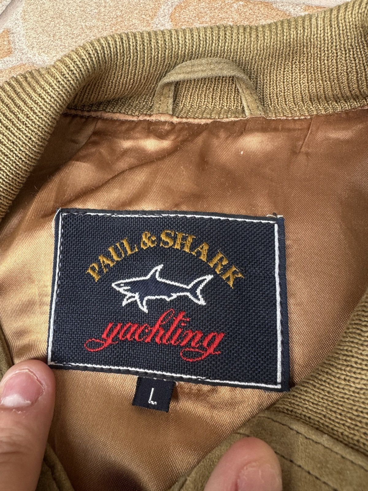 Paul & Shark 90s Vintage Paul Shark Suede jacket leather oldmoney Size US L / EU 52-54 / 3 - 5 Thumbnail