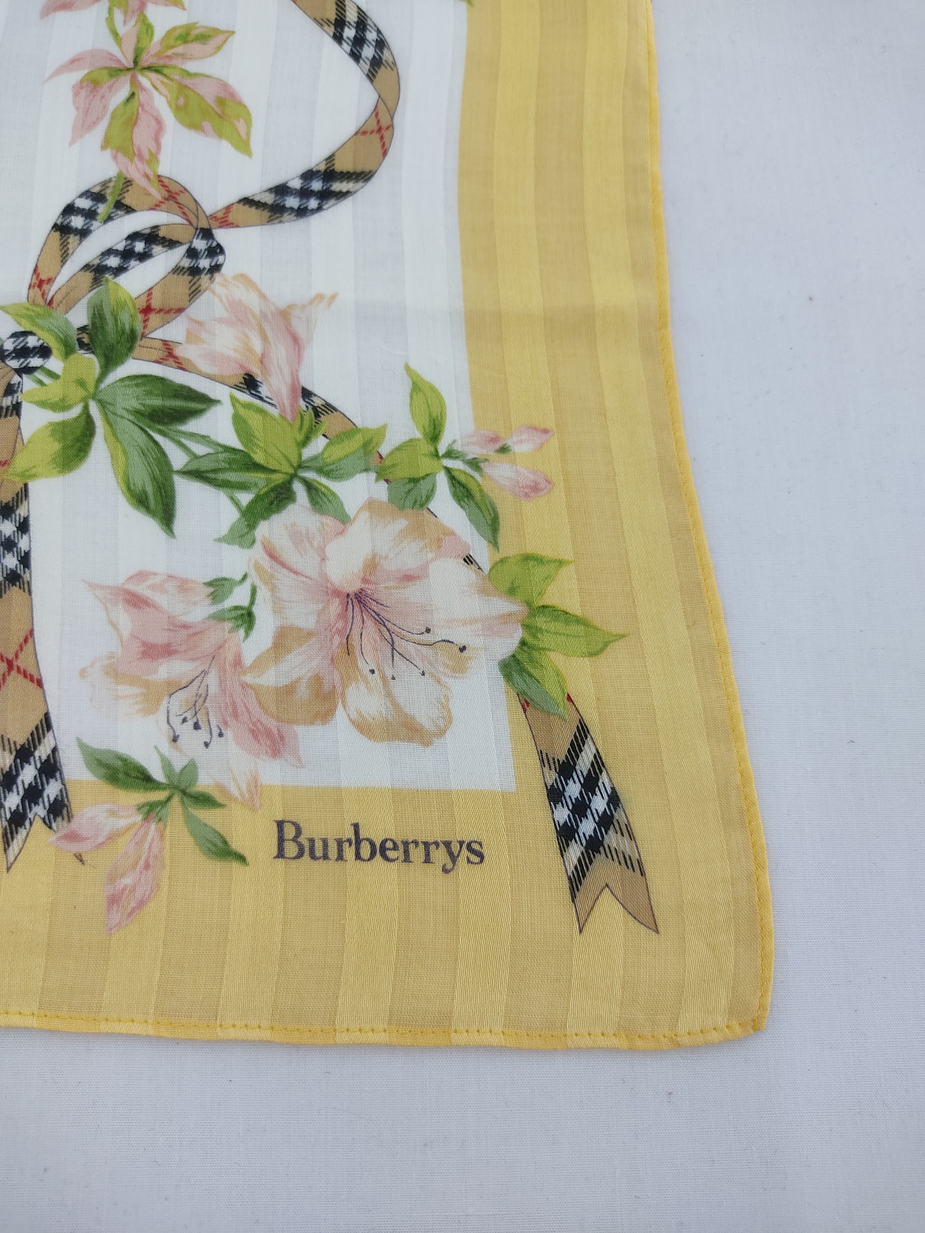 Burberry × Vintage Vintage Burberry Handkerchief / Neckwear / Bandana Size ONE SIZE - 5 Thumbnail