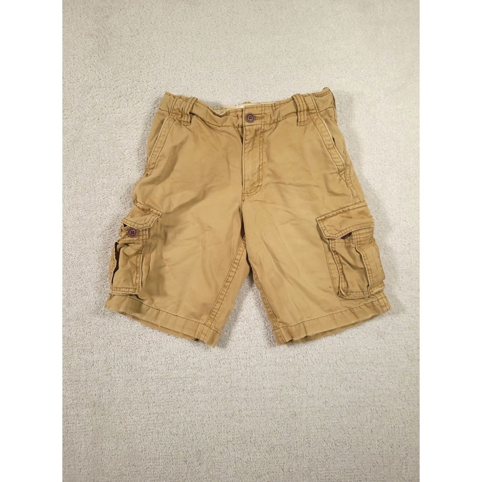 Aeropostale AeroPostale Shorts Mens 28 Khaki Authentic Cargo A87 Utility Skater Grunge Faded Size US 28 / EU 44 - 2 Thumbnail