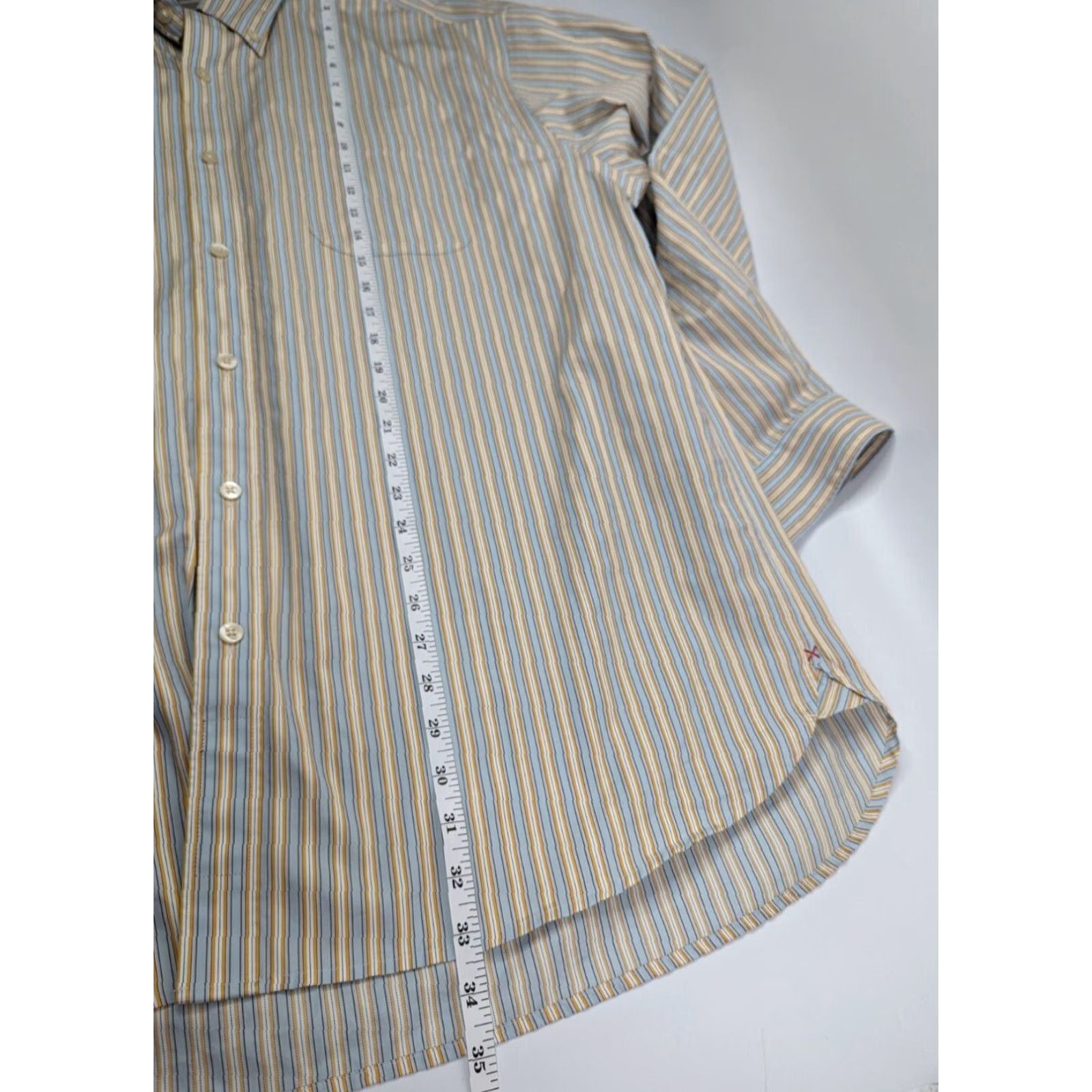 The Territory Ahead Territory Ahead Striped Long Sleeve Button Down Shirt Men 2XL Cotton Multicolor Size US XXL / EU 58 / 5 - 5 Thumbnail