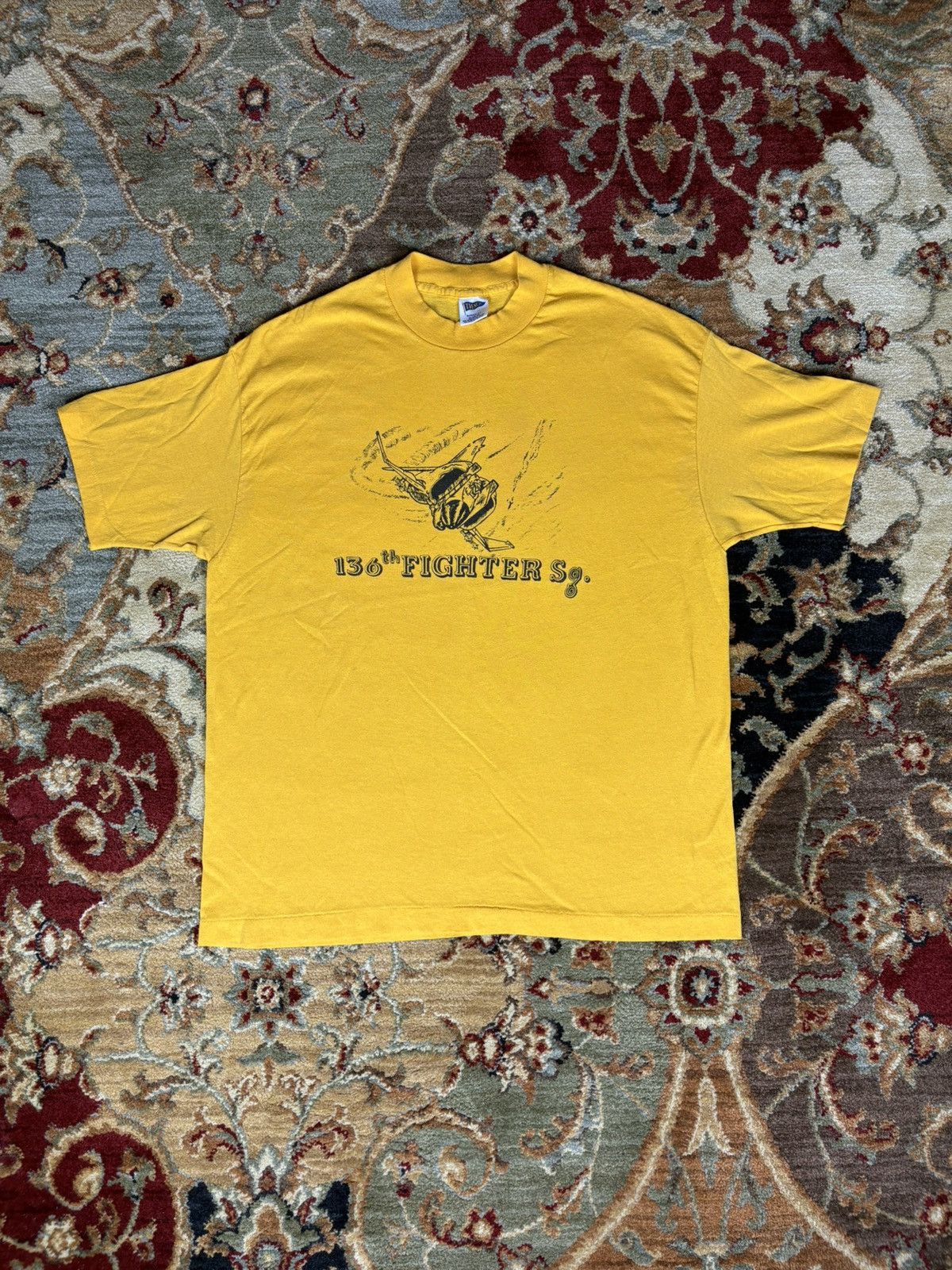 American Trench × Vintage Vintage 1980s flight school Tshirt Size US XL / EU 56 / 4 - 1 Thumbnail