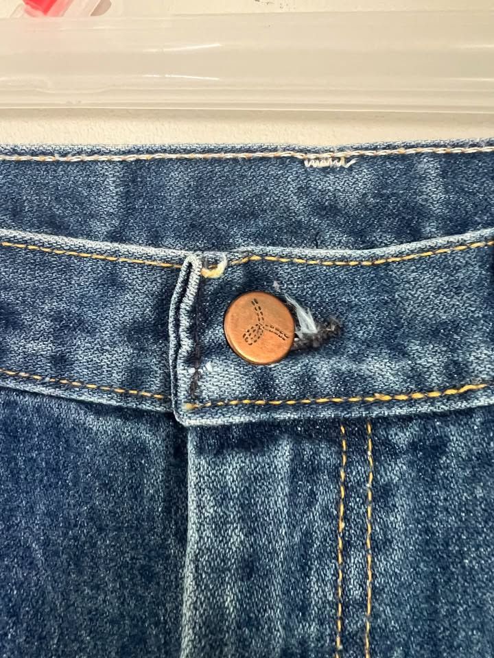 Other Vintage 70s GWG Wide Leg Jeans Size US 36 / EU 52 - 2 Thumbnail