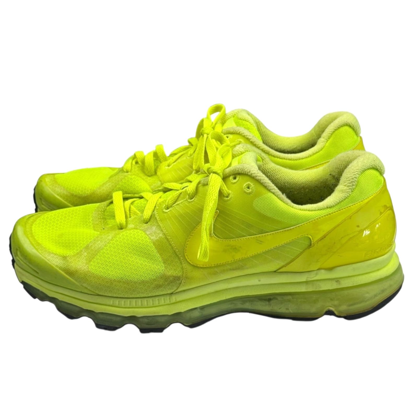 Nike Nike Air Max 2010 Volt Neon Sneaker Mens Size 14 Green 48.5 EU 386368-700 Shoe Athletic Running & Jogging Nike Air Size US 14 / EU 47 - 6 Thumbnail