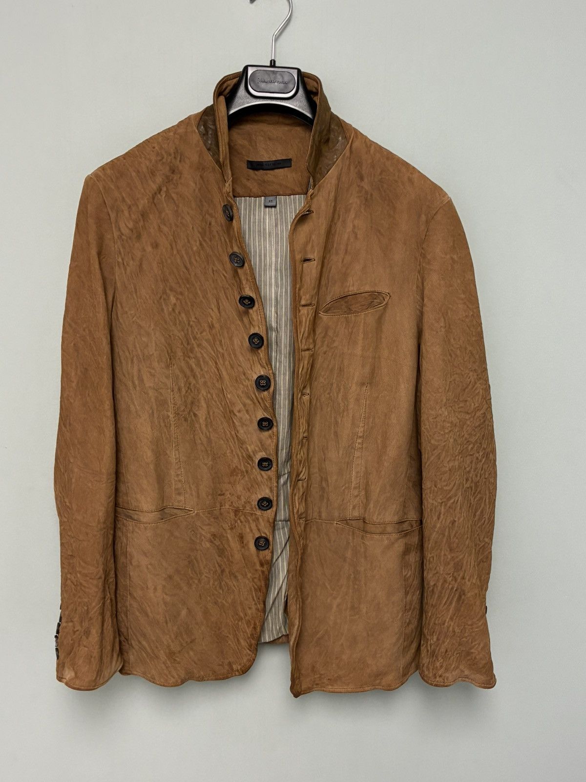 John Varvatos Woodward Multibutton Sheepskin Jacket EU 48 USA 38 Size US M / EU 48-50 / 2 - 8 Thumbnail