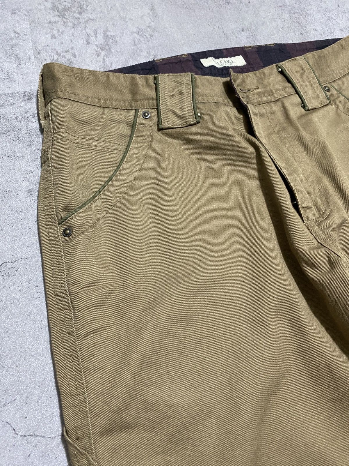 Other OIL CAKE MANUFACTURE BACK CINCH WORKWEAR PANTS Size US 34 / EU 50 - 7 Thumbnail