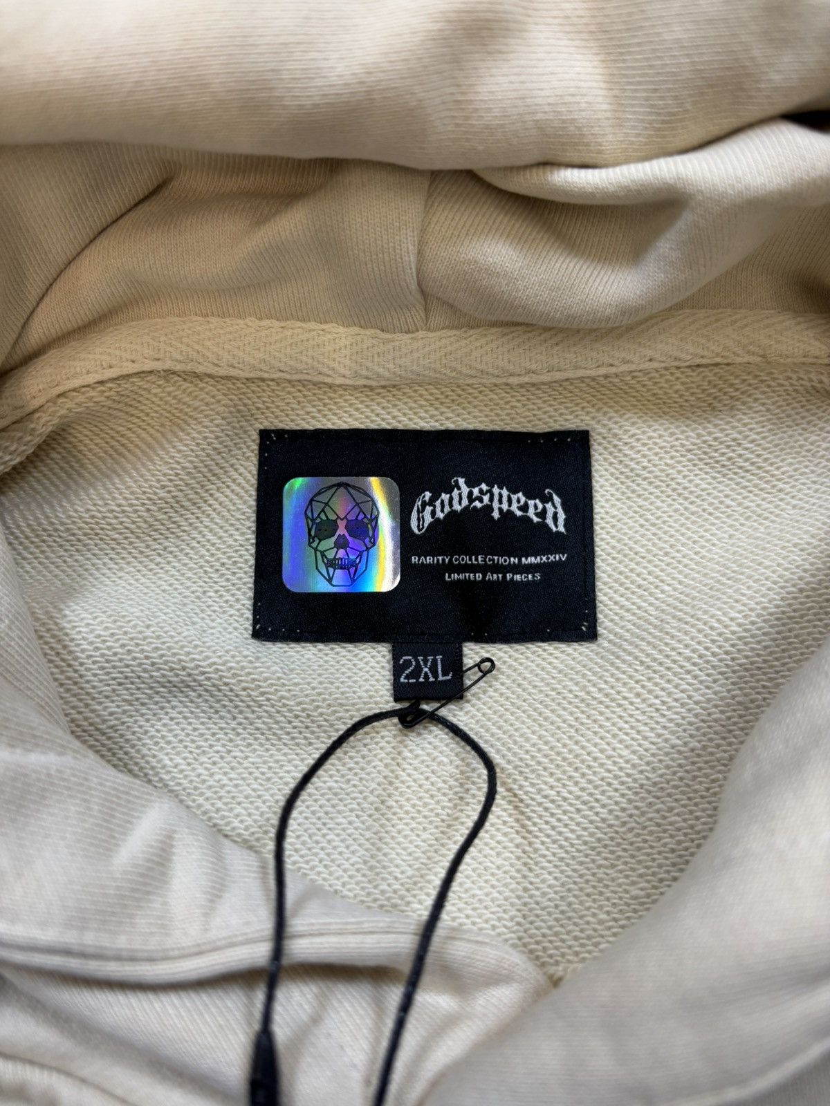 Godspeed Godspeed Lifes a Gamble Hoodie, Bone Size US XXL / EU 58 / 5 - 9 Thumbnail