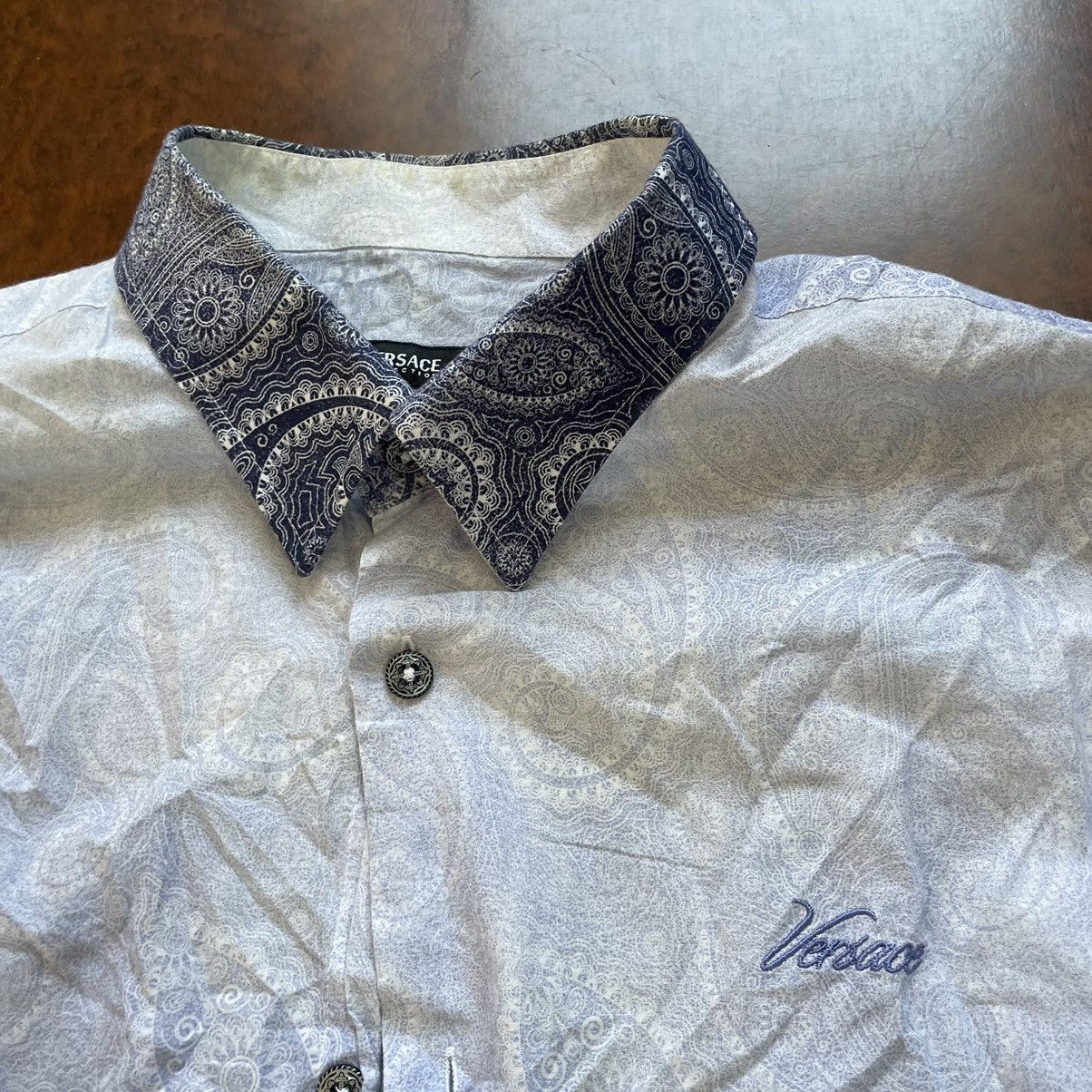 Versace × Versace Jeans Couture Versace jeans couture Vintage Shirt Azteken navajo texas Size US L / EU 52-54 / 3 - 2 Thumbnail