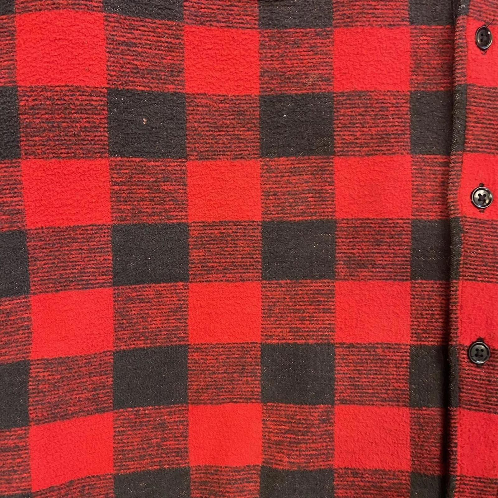 Vintage Vintage Red Plaid Button Up Size US XL / EU 56 / 4 - 6 Thumbnail