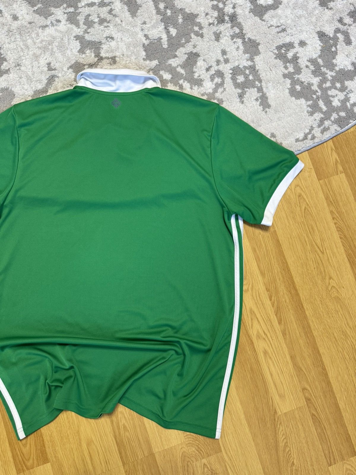 Adidas Northern Ireland 2017-2018 Home Football Shirt Jersey Size US L / EU 52-54 / 3 - 9 Thumbnail