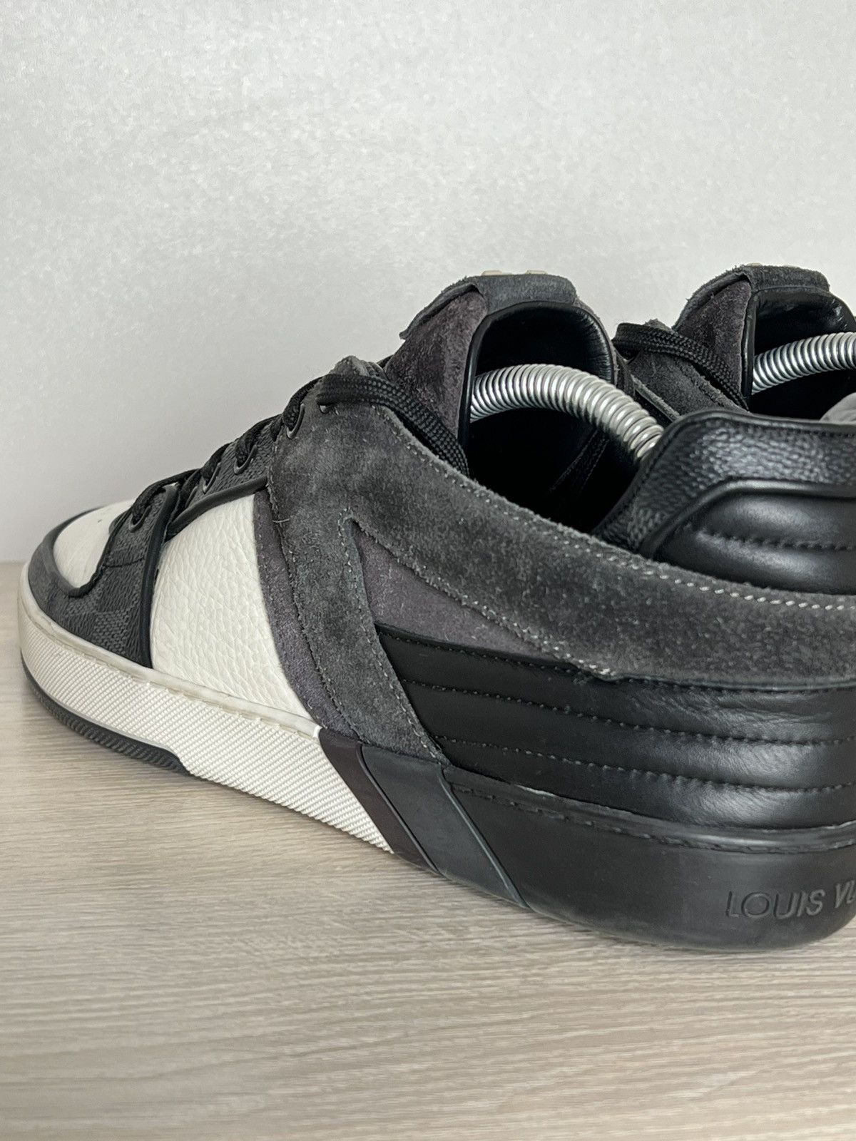 Louis Vuitton Louis Vuitton Archival Damier Leather Suede Sneakers Size US 9 / EU 42 - 10 Thumbnail