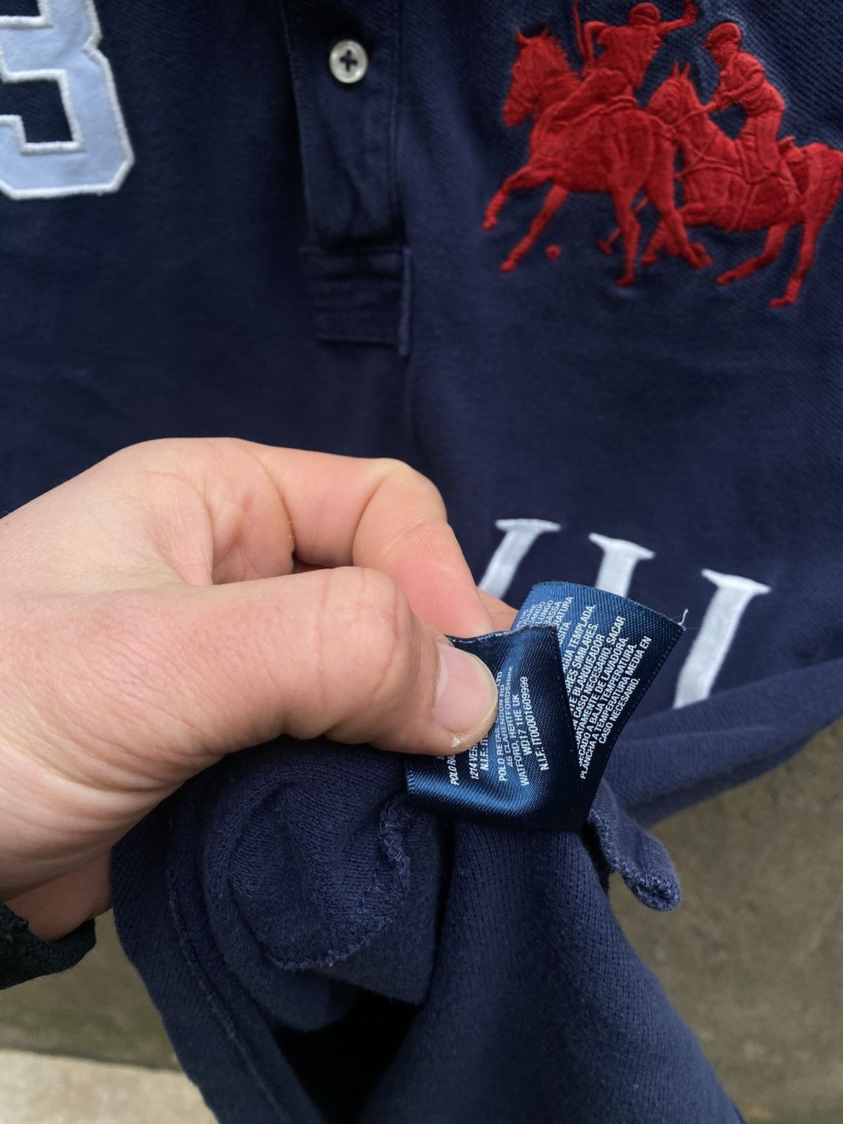 Polo Ralph Lauren × Vintage Vintage Polo Ralph Lauren Embroidered Logo Y2K Polo T-Shirt Size US M / EU 48-50 / 2 - 6 Thumbnail