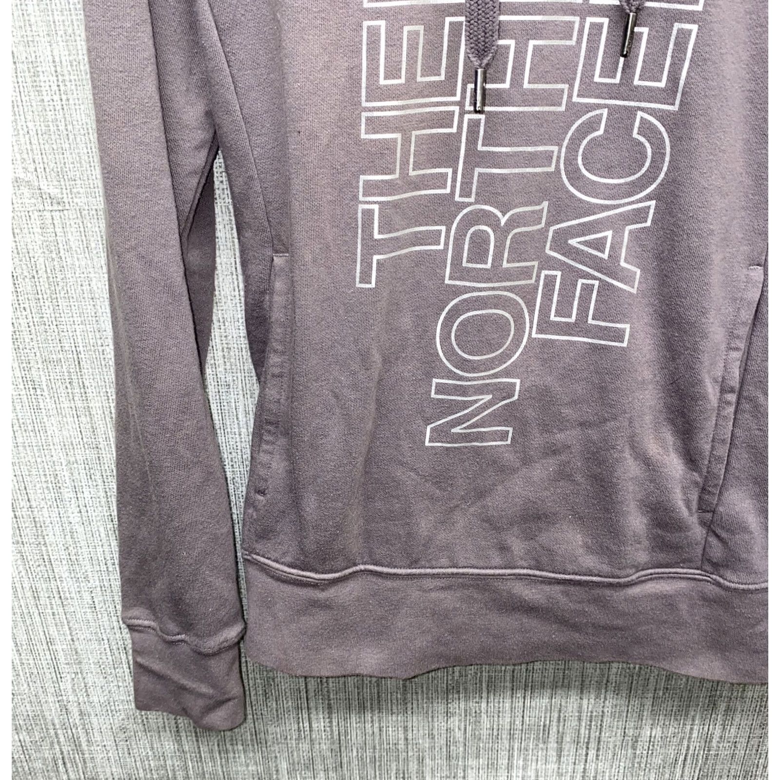 The North Face The North Face Hoodie Womens S Purple Gray Drawstring Pullover Size S / US 4 / IT 40 - 4 Thumbnail